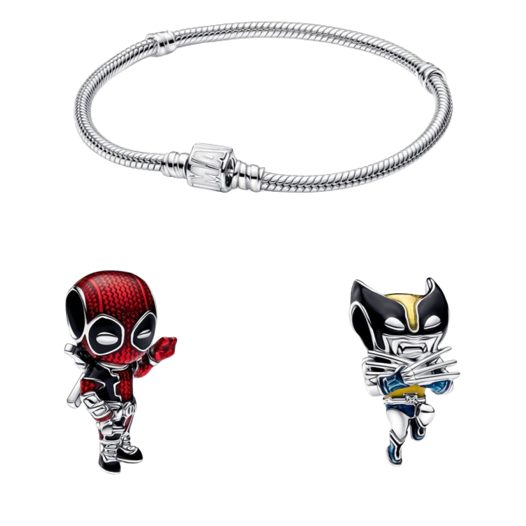 DEADPOOL & WOLVERINE Pandora-type bracelet